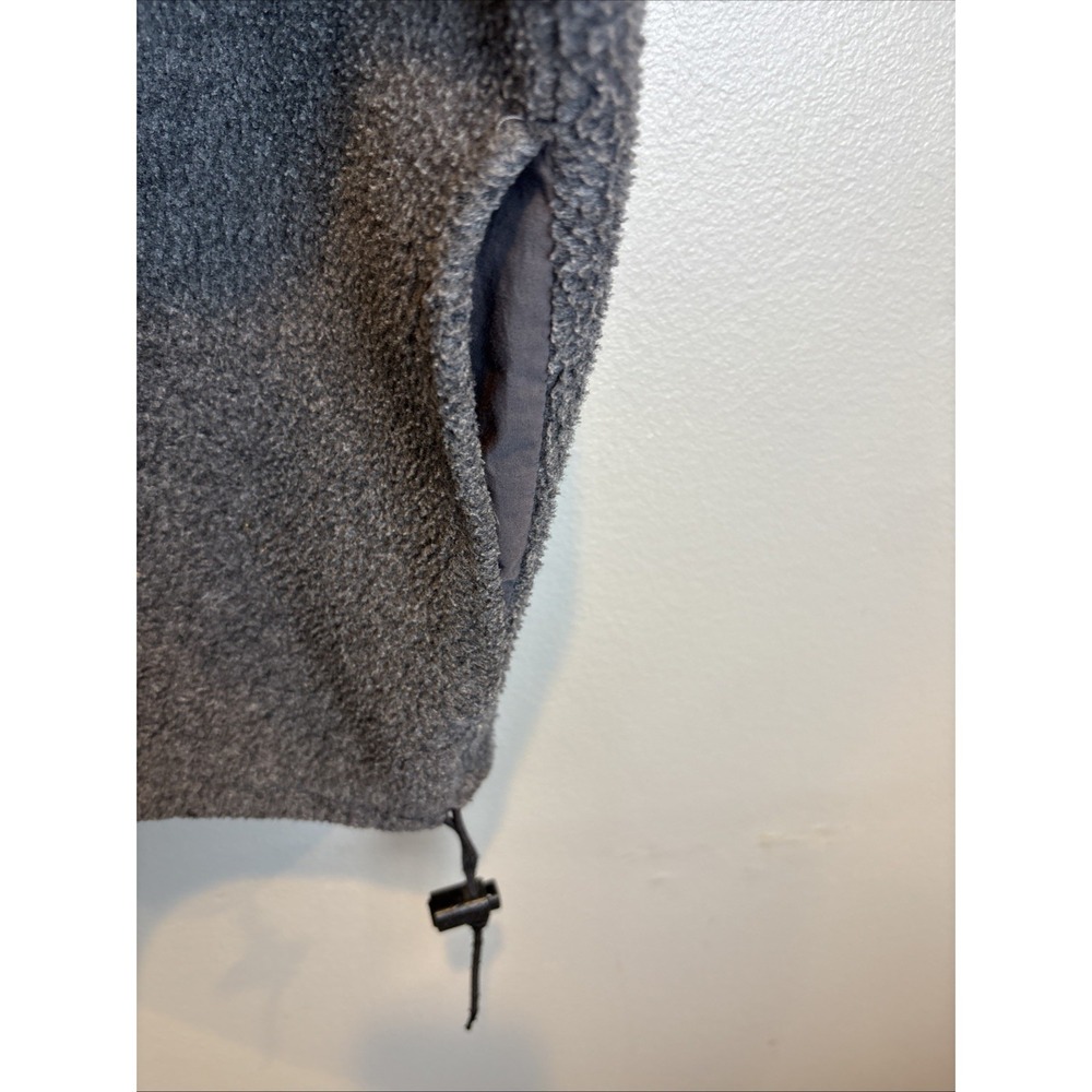 Vintage J Crew Oarsman Jacket Mens XL Green Fleece Pullover Quarter Zip USA Y2K - Picture 5 of 10
